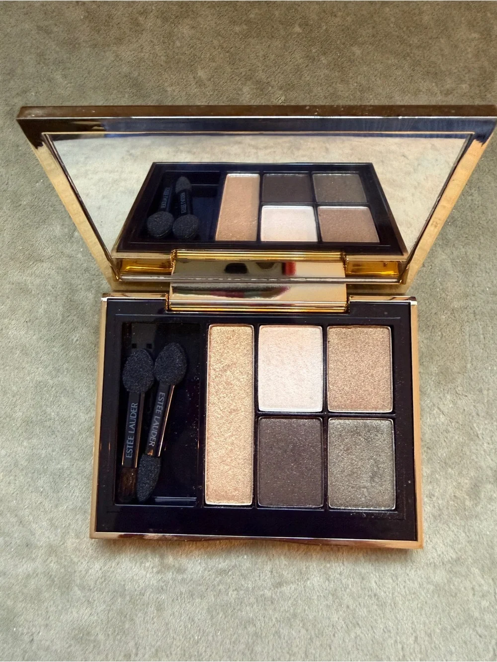 Estee Lauder Six-Shade Eyeshadow Palette - Gold, Champagne, Bronze & Taupe
